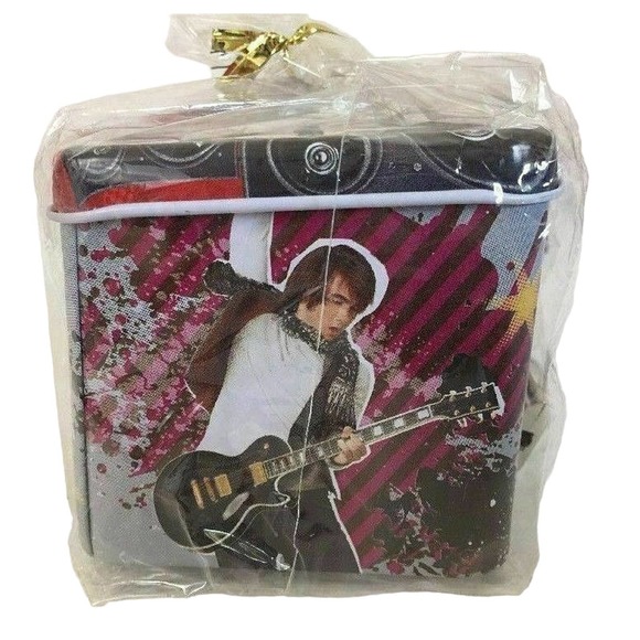 Disney Camp Rock Media Tin Box Coin Bank Piggy Bank with Lock and Key15 - Picture 1 of 6